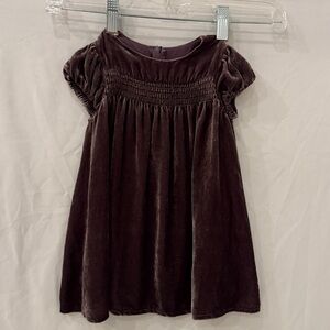 I Love Gorgeous Velvet Girls Dress Size 12 months